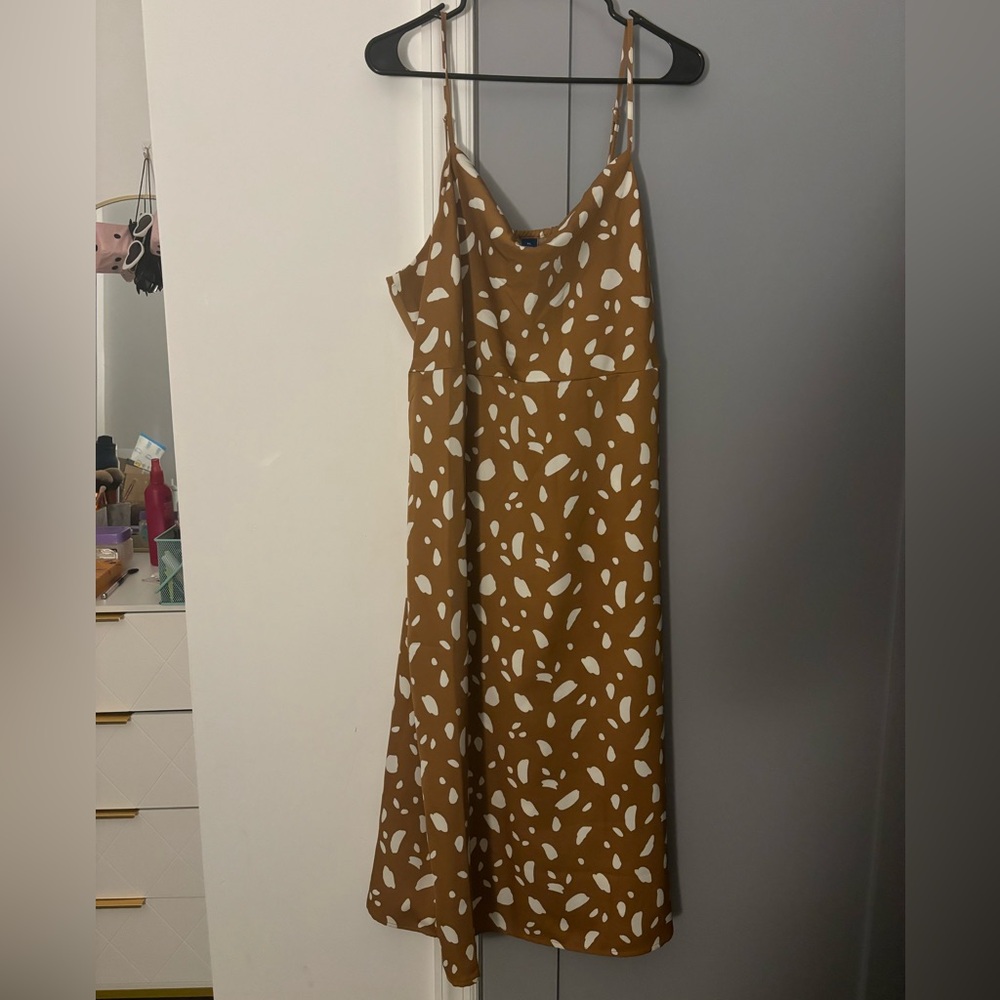 Mid calf polka dot sundresss